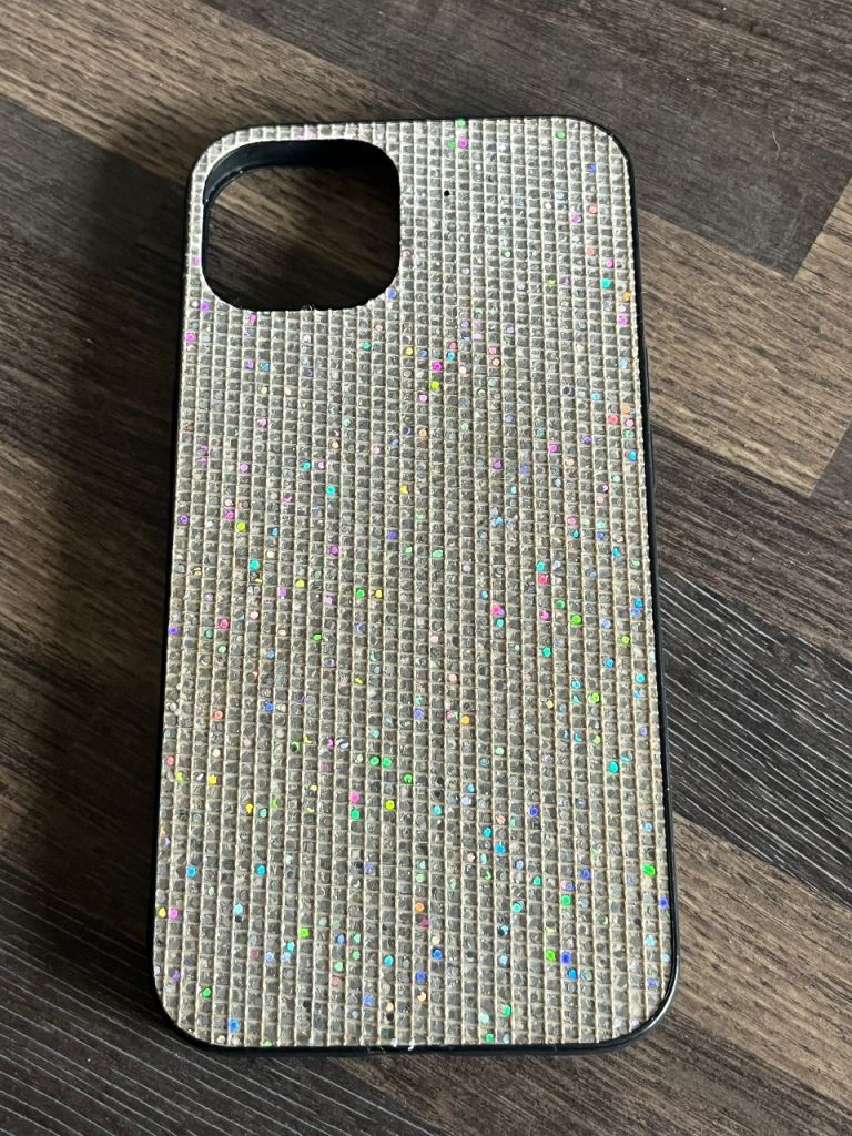 iPhone 13 glitter gel case. As new £3