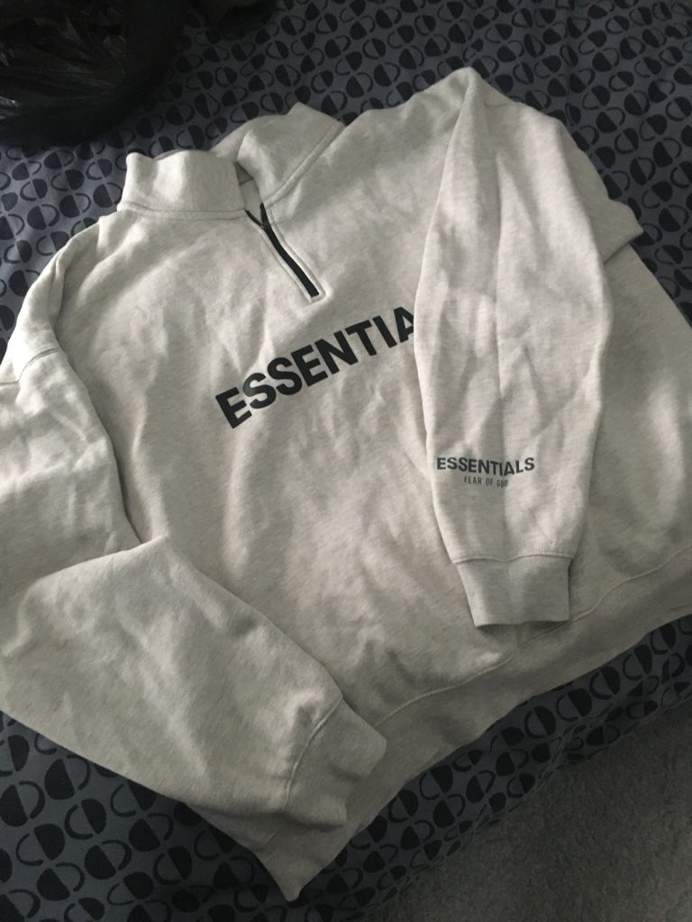 Essentials zip up jumper