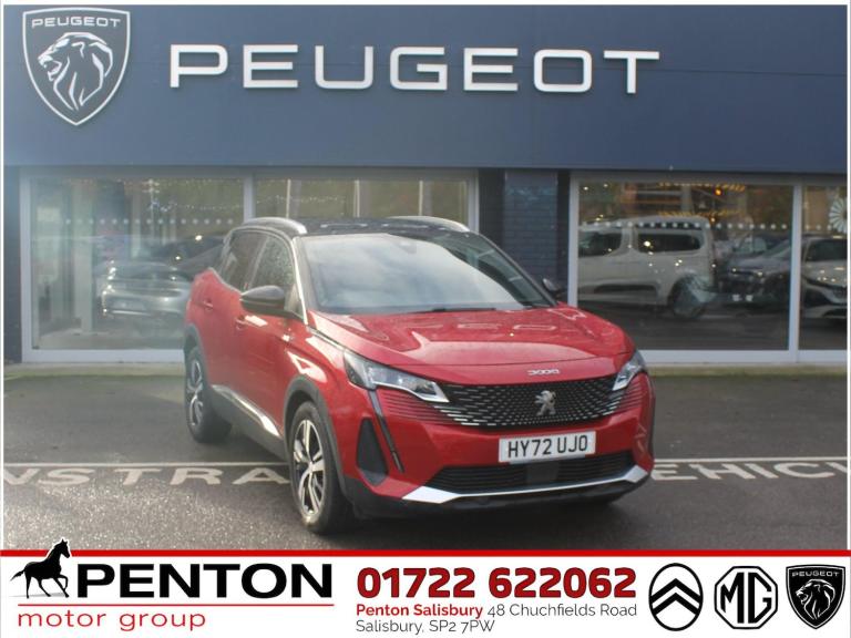 2022 Peugeot 3008 1.2 PureTech GT EAT Euro 6 (s/s) 5dr HATCHBACK Petrol Automatic
