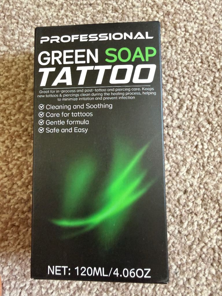 Professional Green Soap Tattoo Care - New, 120ml