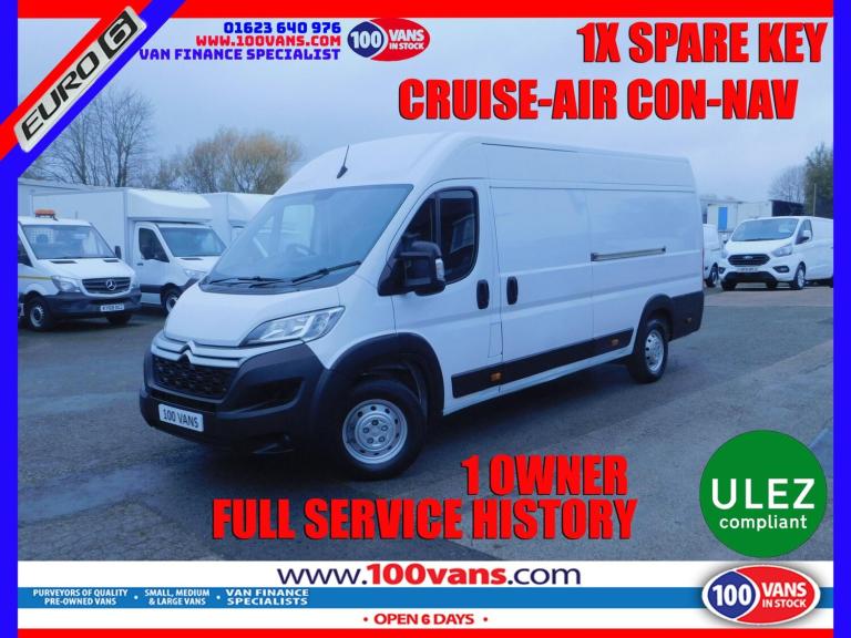 2021 Citroen Relay 2.2 BlueHDi H2 Van 140ps Enterprise PANEL VAN DIESEL Manual