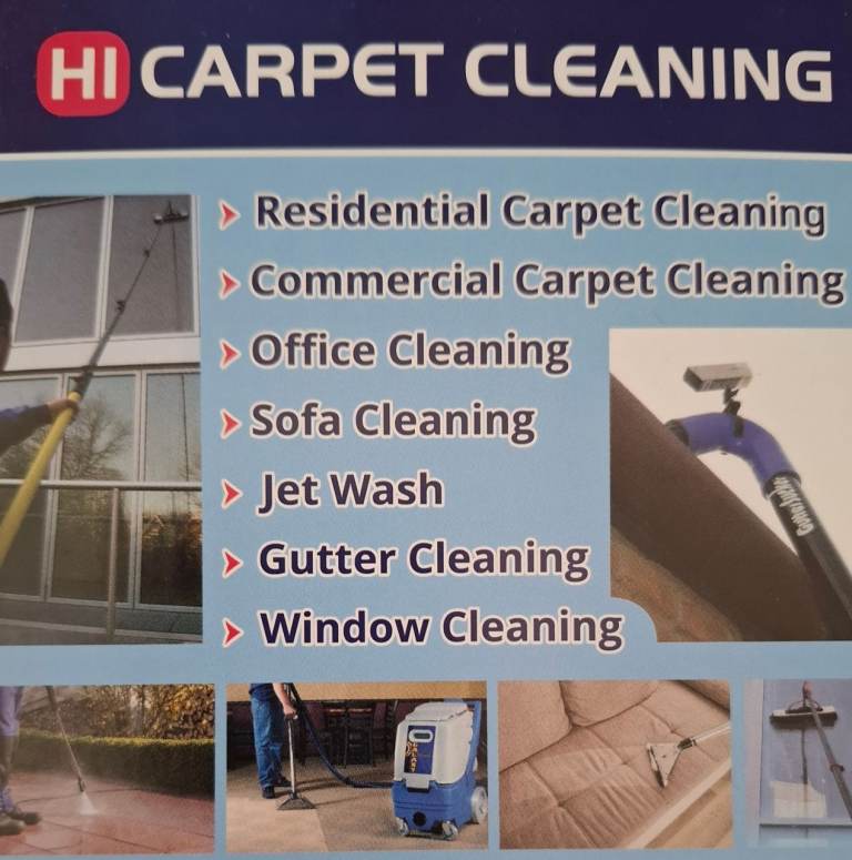 Hi carpet cleaning/ window cleaning /Gutter cleaning/Jet wash Driveway 