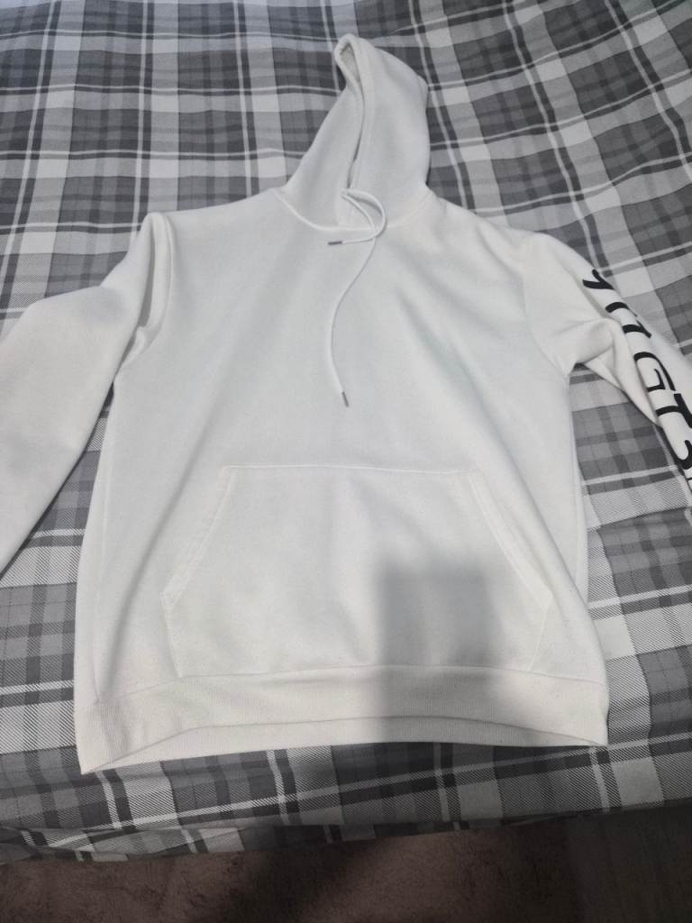 White Porsche 911 GT3 RS Hoodie – Size Large, Good Condition