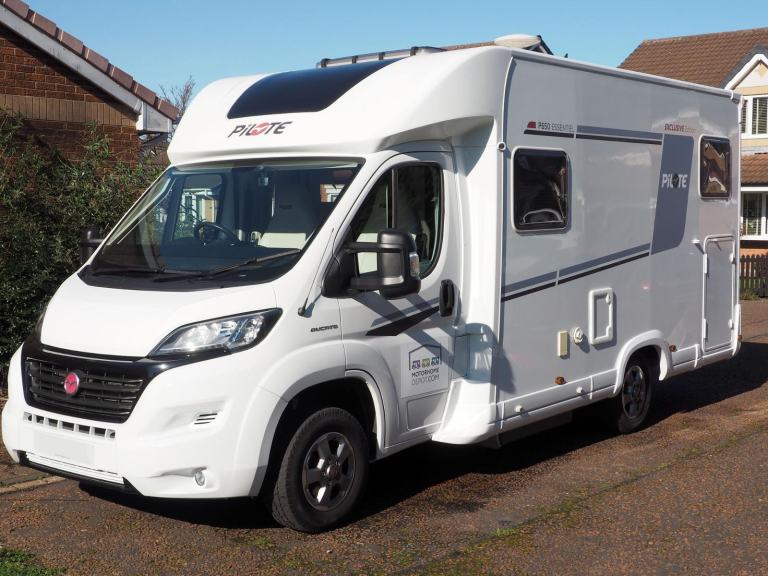 2021 Pilote Exclusive Edition P650GJ Essentiel twin bed motorhome with garage