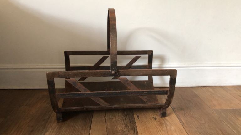 Large, log holder