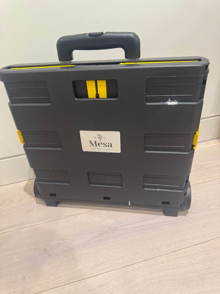 image for Inspired Living Tool carts, Plastic Aluminum, Black, Yellow, L