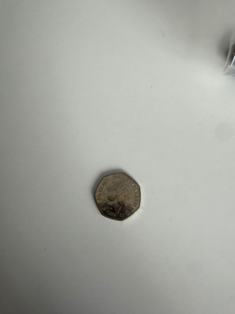 Tom kitten 50p coin 