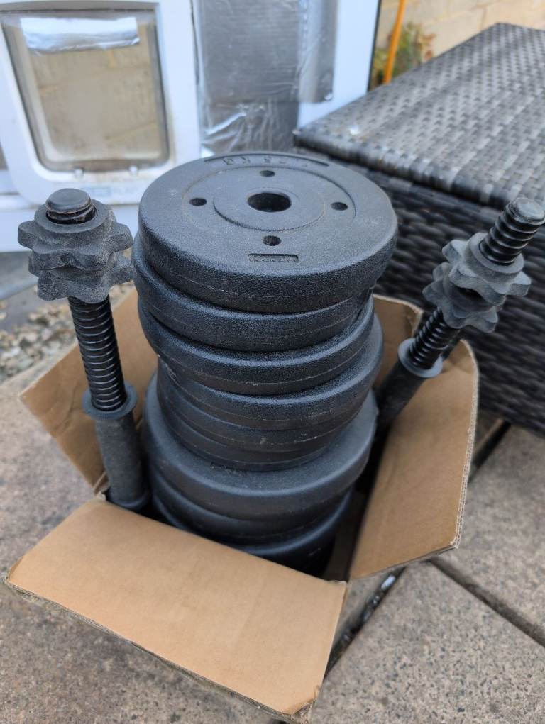 Set of dumbbells 