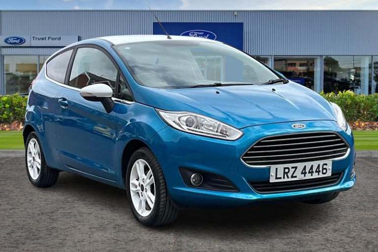 2016 Ford Fiesta 1.25 82 Zetec Blue 3dr HATCHBACK PETROL Manual