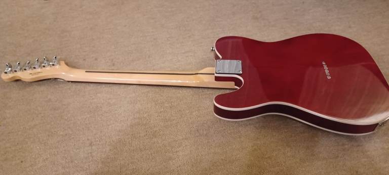 Telecaster Custom-Build in Wine Red Ash Body. Double Edge Binding.