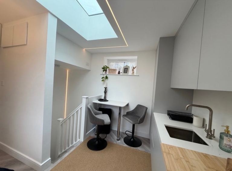 An Amazing One-Bedroom Duplex Flat  