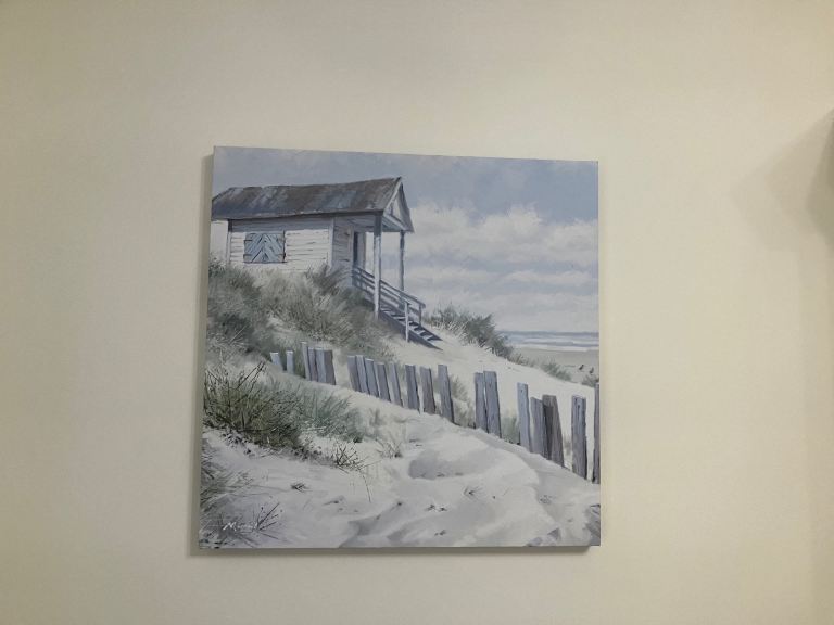 Beach hut print