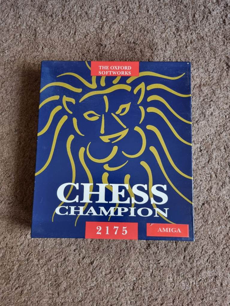 Commodore Amiga Chess Champion 2175 Video Game Rare Vintage