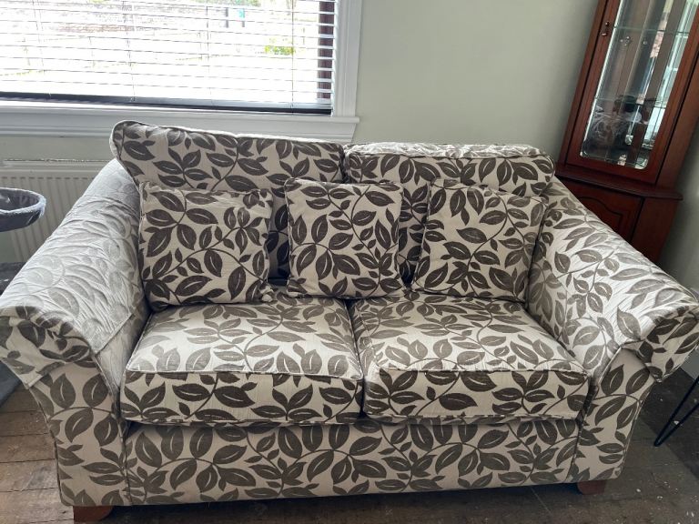 2 sofas plus foot stool 