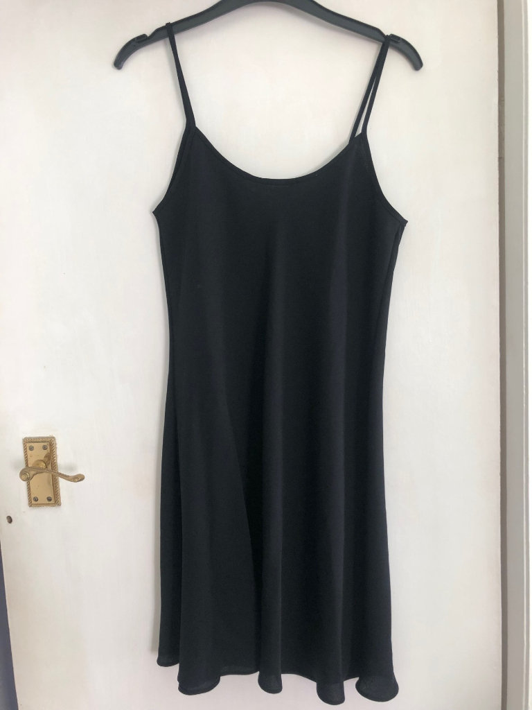 Next cami black dress.  Size 12.