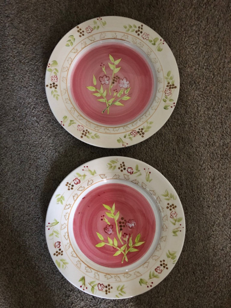 New dinner plates by Chuchill x 2