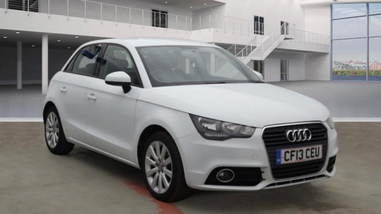 2013 Audi A1 1.6 TDI SPORT*5 DOOR*ONLY £20 A YEAR ROAD TAX*WHITE*WARRANTED LOW MILES*P/X HATCHBAC...