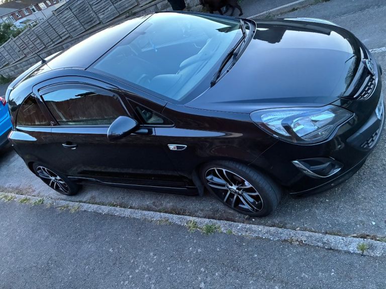 Vauxhall corsa black edition 1.4 petrol turbo 