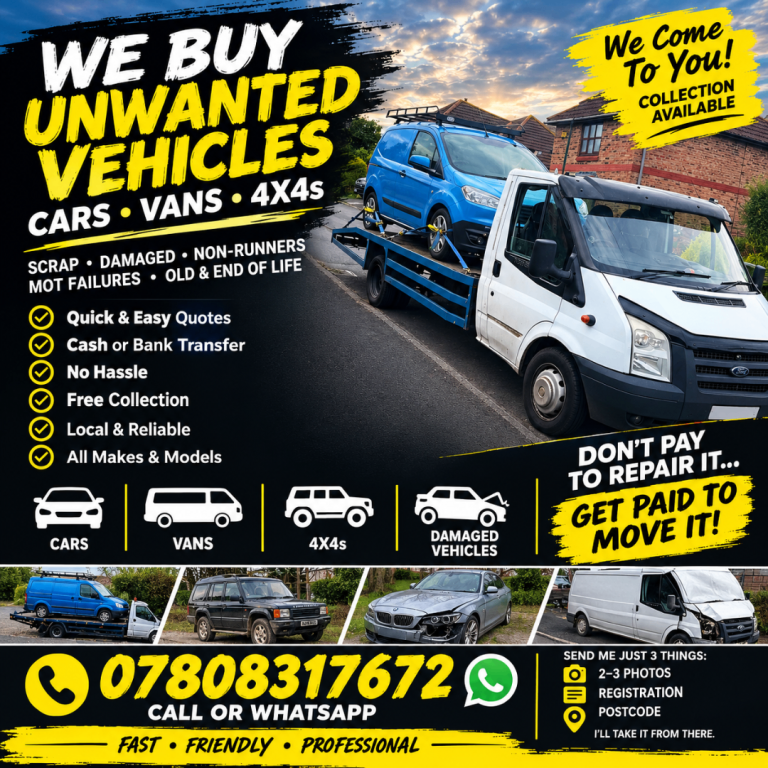 We buy any car
