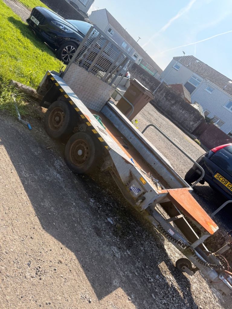 Ifor Williams plant trailer 