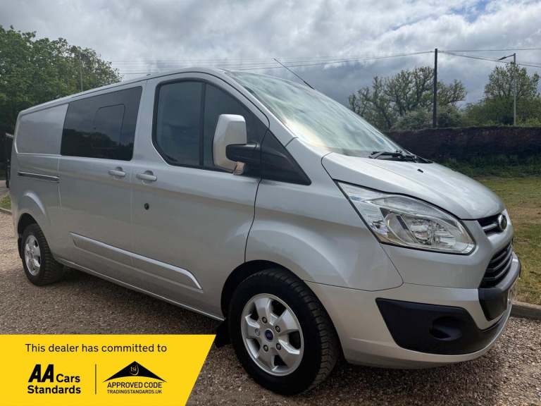 2018 Ford Transit Custom 2.0 300 EcoBlue Limited Crew Van Double Cab 5dr Diesel Manual L2 H1 Euro...