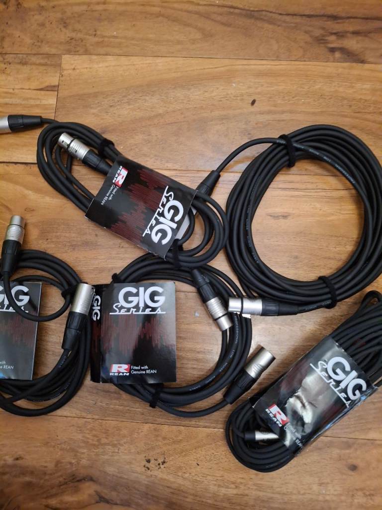 New GIG Series XLR to XLR Cables – Multiple Lengths Available