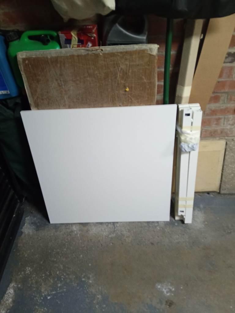 White Flat Pack Furniture – Shelving/Wardrobe Panels