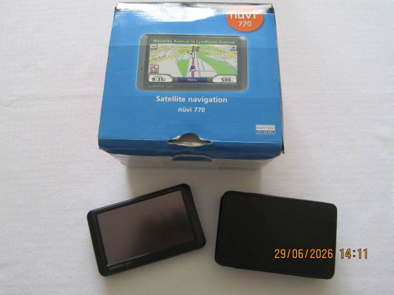GARMAN NUVI 770 SAT NAV - COVERS USA, CANADA, EUROPE & UK
