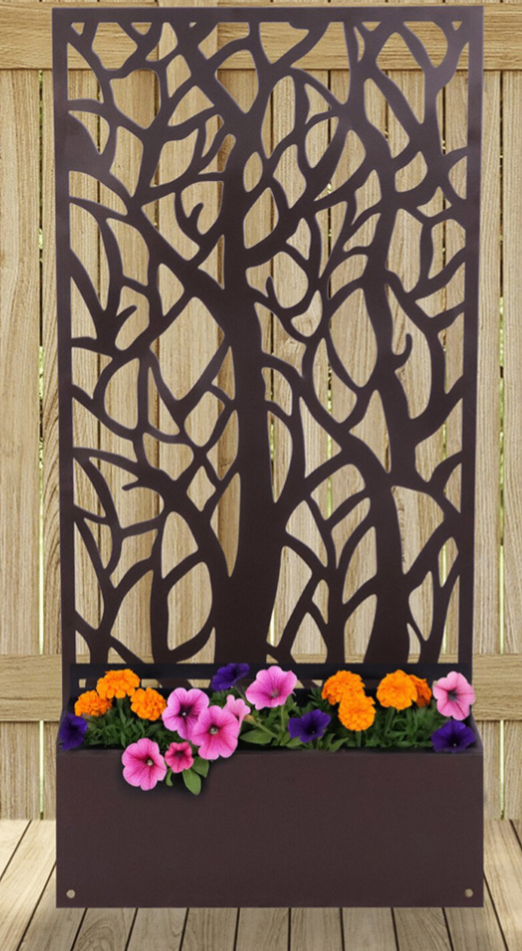 Metal Tree Design Planters 🌿🪴