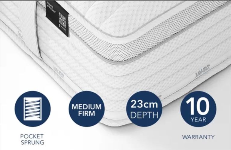 Mattress 2000 pocket Sprung Mattress - Medium Firm, brand new 