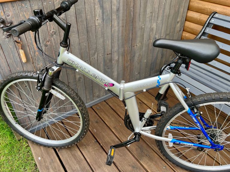 Men’s folding mountain bike, challenge gauntlet 
