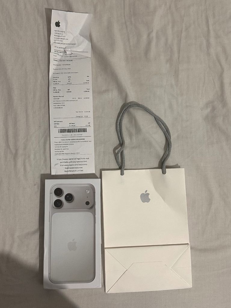 Apple iPhone 17 Pro Max 1TB Silver - Brand New, Unopened