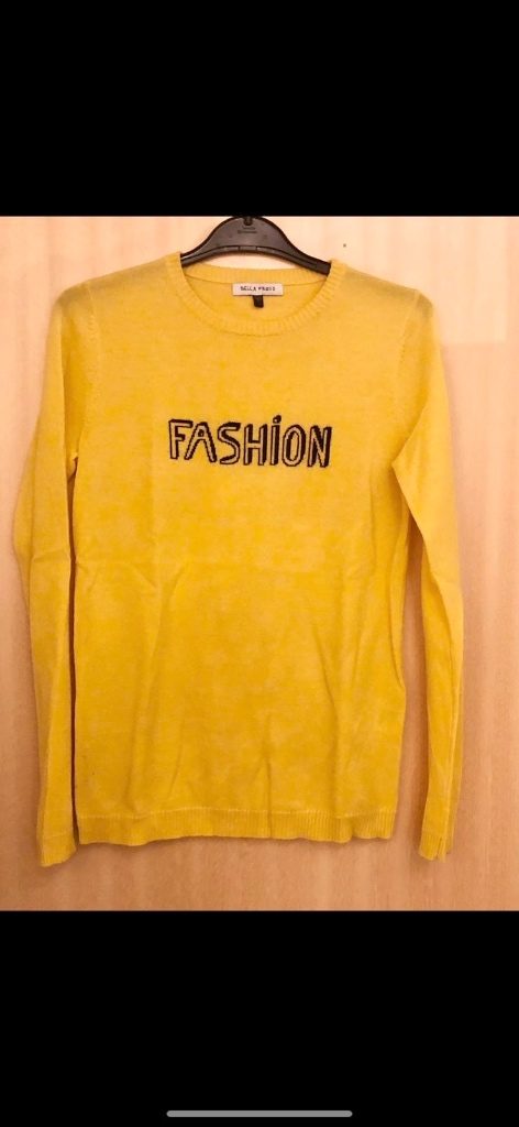 Bella Freud Yellow Fashion Jumper