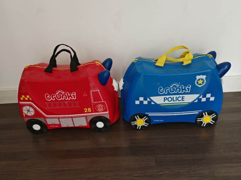 2 x Trunki suitcases