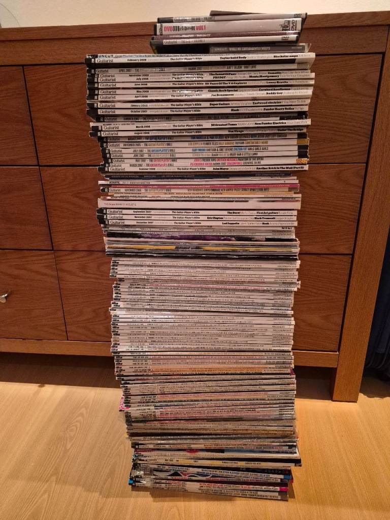 Total Guitar and Guitarist Magazines 