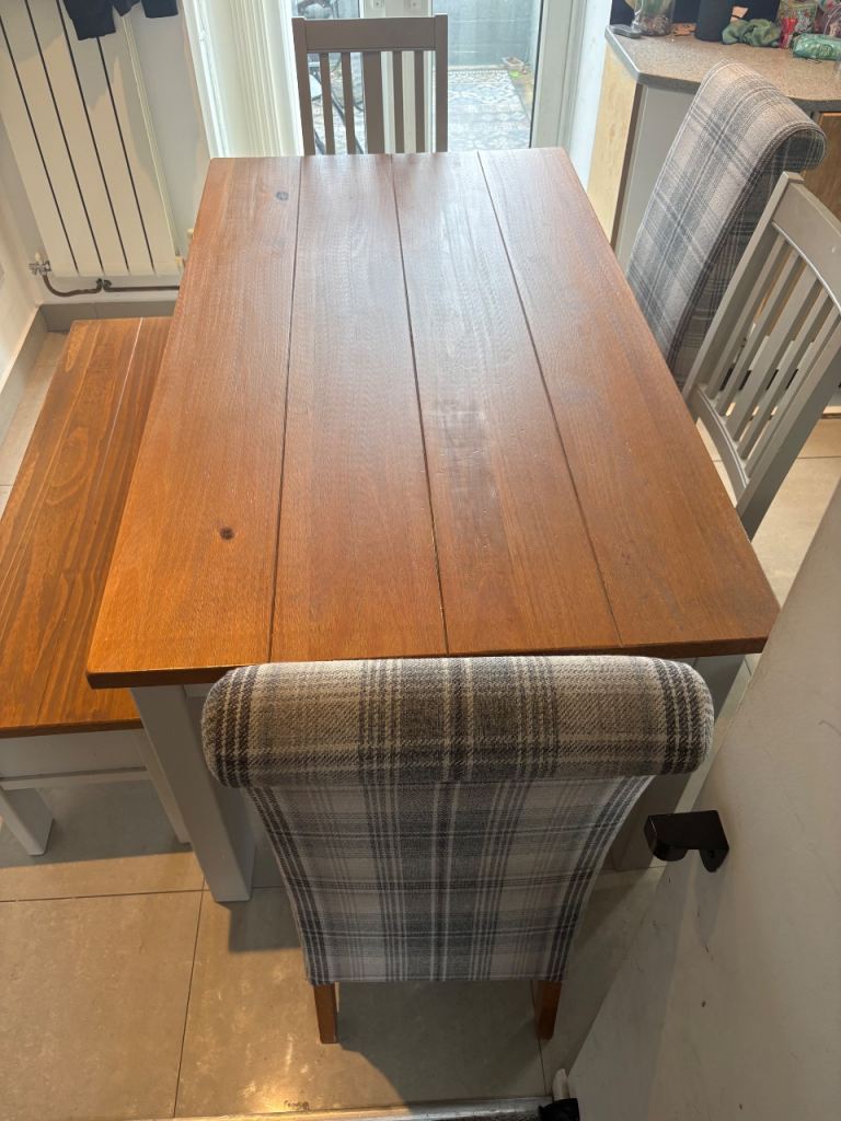 Dinning table and bench seat