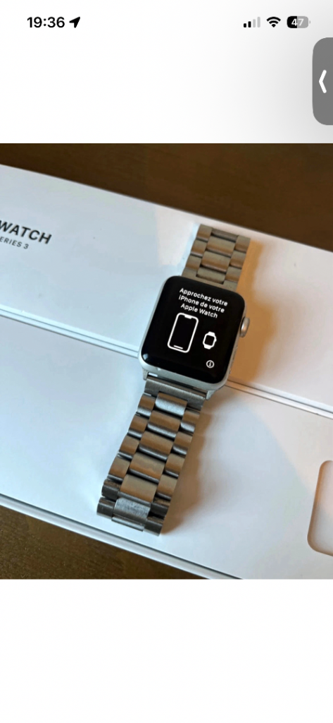 Apple Watch Series 3 GPS 38mm silver aluminium case 