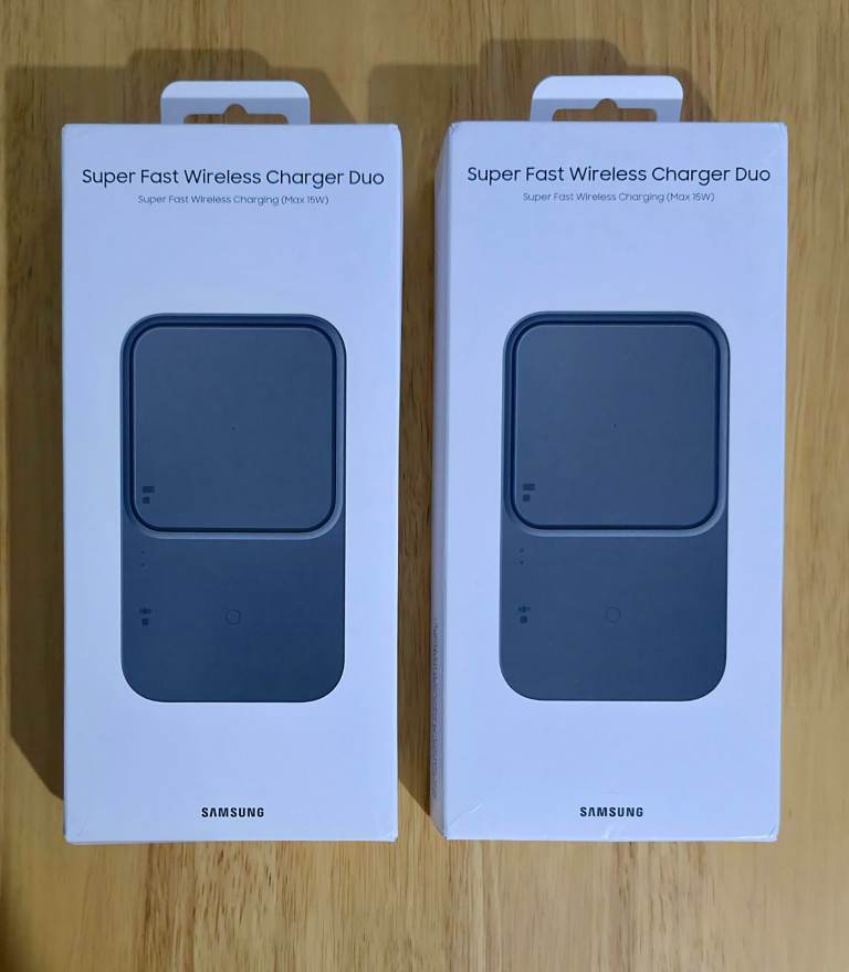 image for Boxed Samsung Super Fast Wireless Charger Duo
