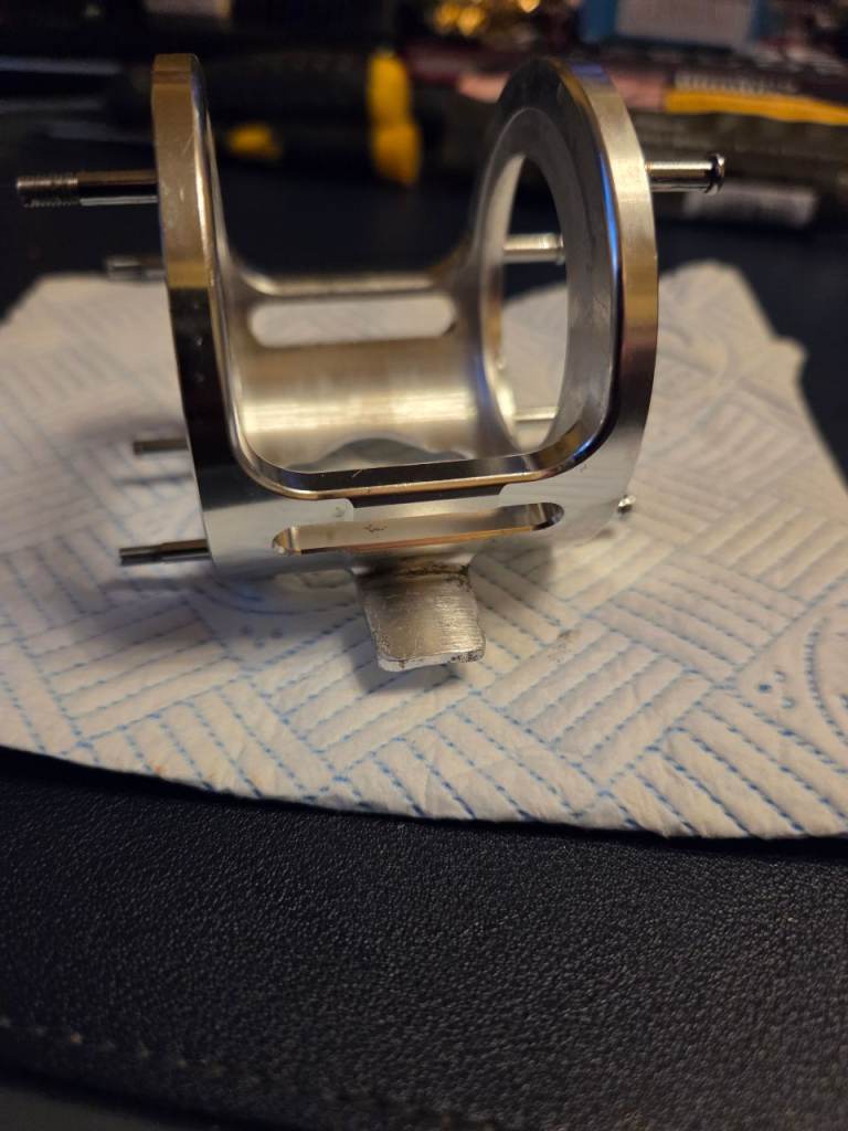 ABU 6500 TSR CAGE VERY HARD TO FIND PART IN A VGUC +PLATE SCREWS