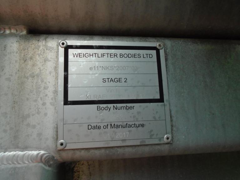 2017 (17) DAF LF.260 EURO6 16T SPLIT BODY ALUMINIUM TIPPER 