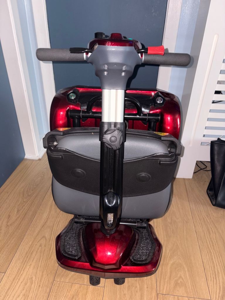 Red Foldable Mobility Scooter – Good Condition