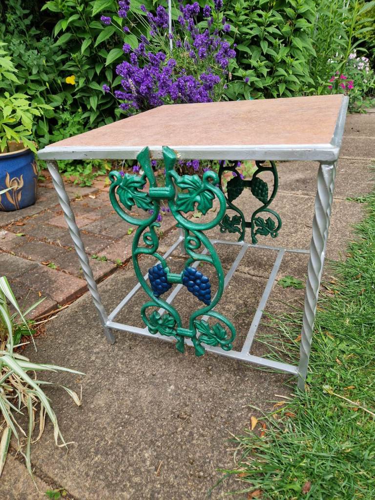 image for Garden wrought iron garden table