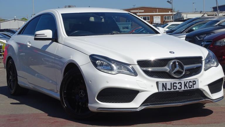 MERCEDES-BENZ E CLASS 3.0 E350d V6 BlueTEC AMG Sport White Auto Diesel 2013