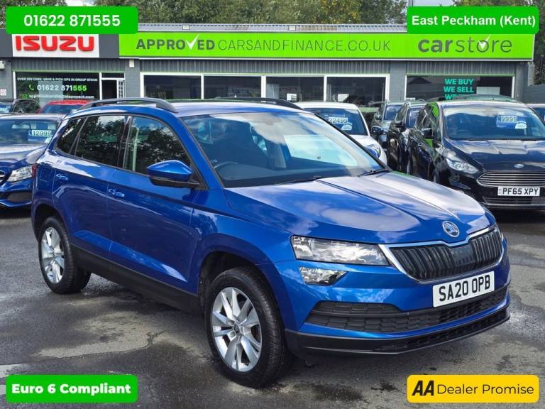 2020 Skoda Karoq 1.0 TSI SE SUV, 42,100 miles, 3 owners, service history, Euro 6 ULEZ, 6-Spe ESTA...
