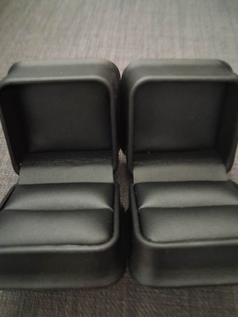 Pair of Black Jewellery Gift Boxes – Good Condition