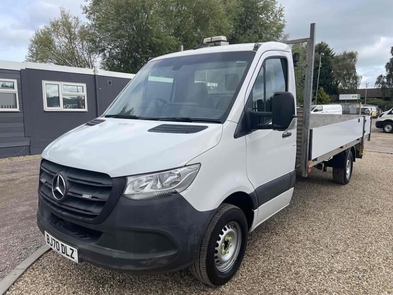 2020 Mercedes-Benz Sprinter 2.1 316 CDI L3 LWB 14FT DROPSIDE - WHITE Dropside Diesel Automatic