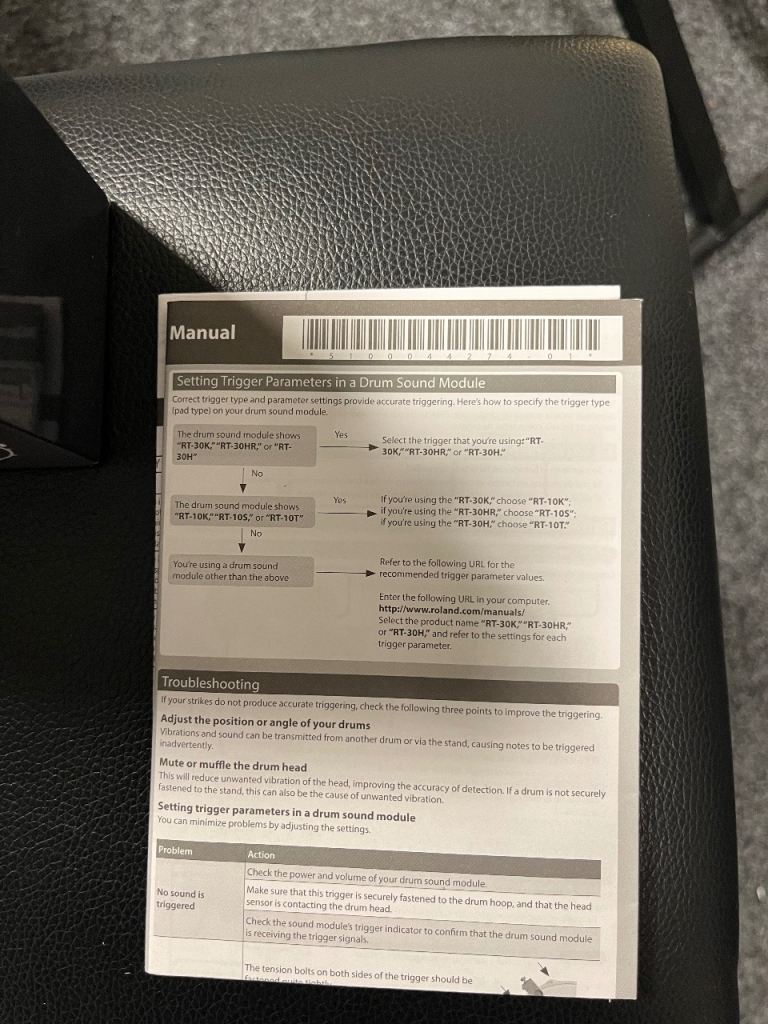 Roland RT 30HR Dual Drum Trigger