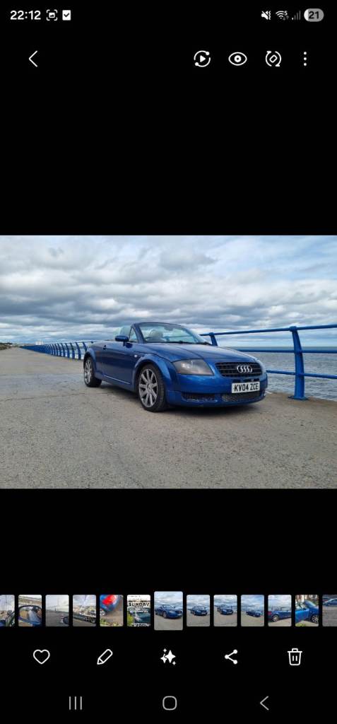 Audi, TT, Convertible, 2004, Manual, 1781 (cc), 2 doors