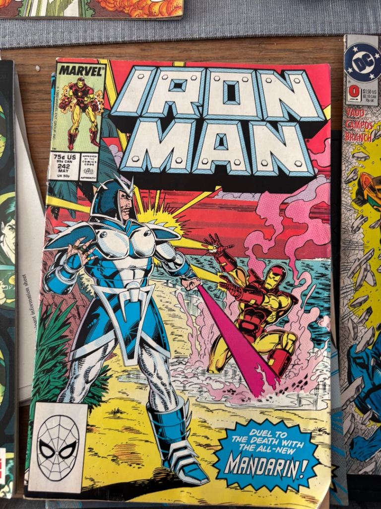 Marvel Iron Man Comic Book #242 – Duel with the Mandarin