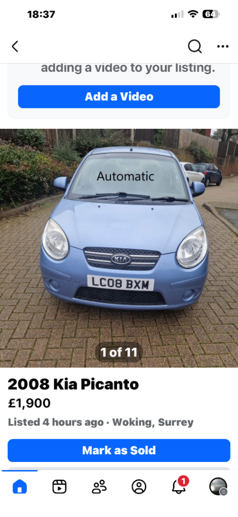 Kia, PICANTO, Hatchback, 2008, Other, 1086 (cc), 5 doors